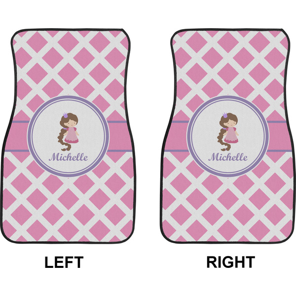Diamond Print w/Princess Car Mat Front - Approval