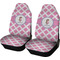 Diamond Print w/Princess Car Seat Covers (Set of Two) (Personalized)