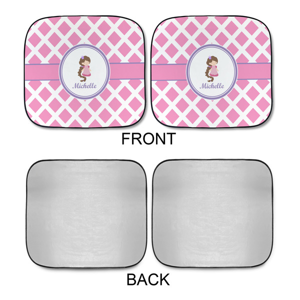 Diamond Print w/Princess Car Sun Shades - APPROVAL