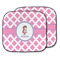 Diamond Print w/Princess Car Sun Shade - Two Piece (Personalized)