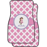 Diamond Print w/Princess Car Floor Mats (Personalized)