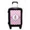 Diamond Print w/Princess Carry On Hard Shell Suitcase - Front