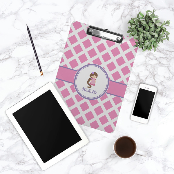 Diamond Print w/Princess Clipboard - Lifestyle Photo