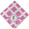 Diamond Print w/Princess Cloth Napkins - Personalized Dinner (Folded Four Corners)