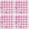 Diamond Print w/Princess Cloth Napkins - Personalized Lunch (APPROVAL) Set of 4