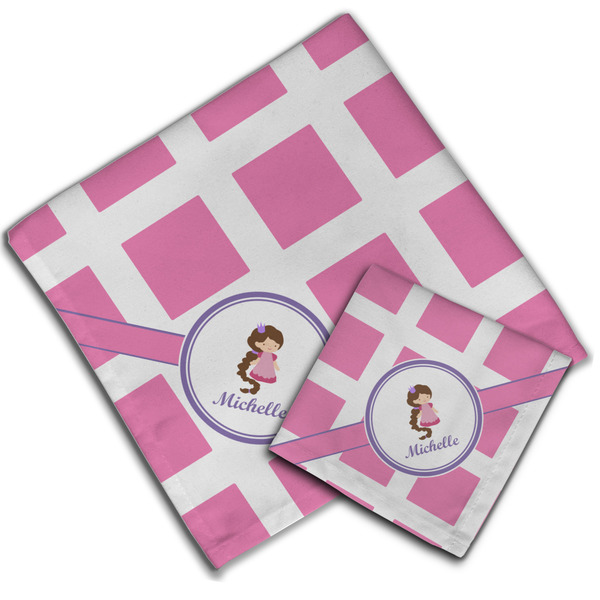 Diamond Print w/Princess Cloth Napkins - Personalized Lunch & Dinner (PARENT MAIN)
