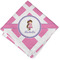 Diamond Print w/Princess Cloth Cocktail Napkin - Single w/ Name or Text