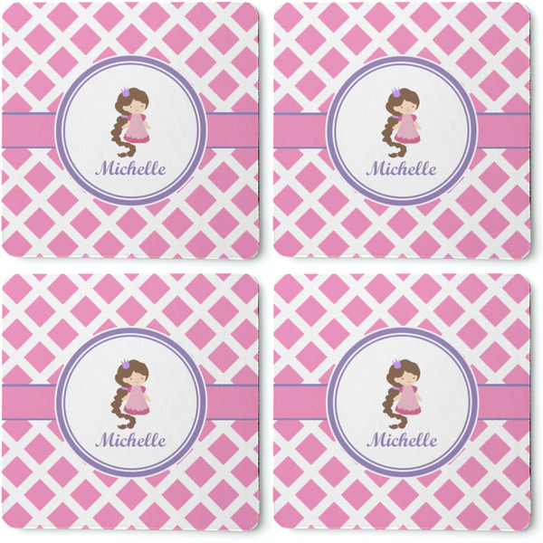 Diamond Print w/Princess Coaster Rubber Back - Apvl