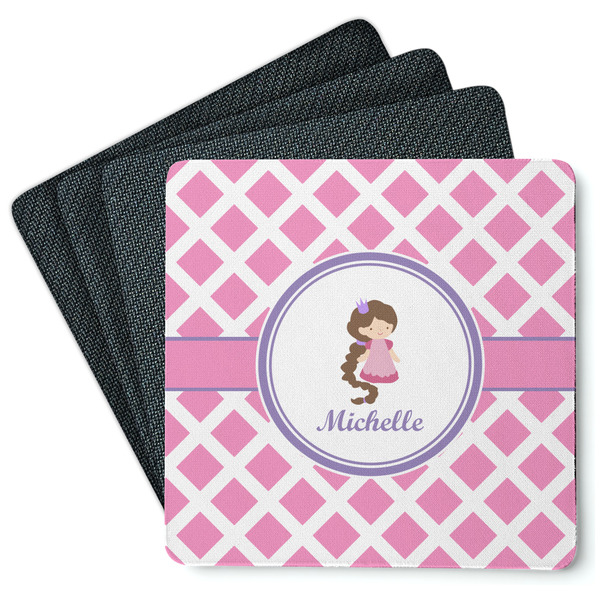 Diamond Print w/Princess Coaster Rubber Back - Main