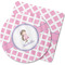 Diamond Print w/Princess Rubber Backed Coaster (Personalized)