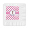Diamond Print w/Princess Coined Cocktail Napkins (Personalized)
