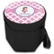 Diamond Print w/Princess Collapsible Personalized Cooler & Seat (Closed)