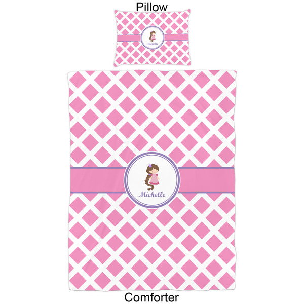 Diamond Print w/Princess Comforter Set - Twin - Approval