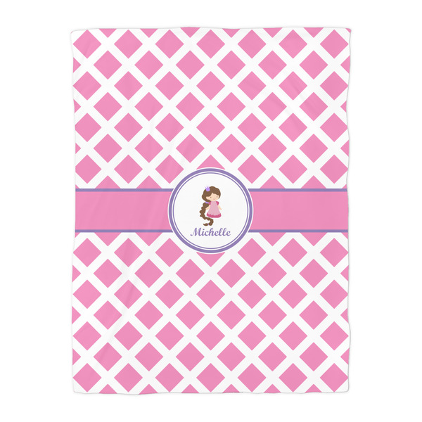 Diamond Print w/Princess Comforter - Twin - Front