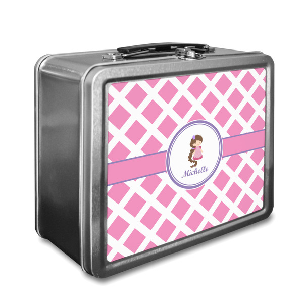 Custom Diamond Print w/Princess Lunch Box (Personalized)