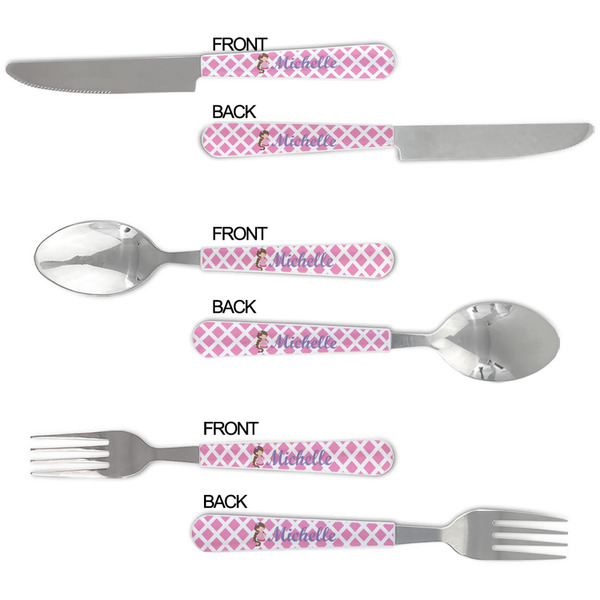 Diamond Print w/Princess Cutlery Set - APPROVAL