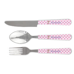 Diamond Print w/Princess Cutlery Set (Personalized)