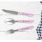 Diamond Print w/Princess Cutlery Set - w/ PLATE