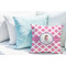 Diamond Print w/Princess Decorative Pillow Case - LIFESTYLE 2