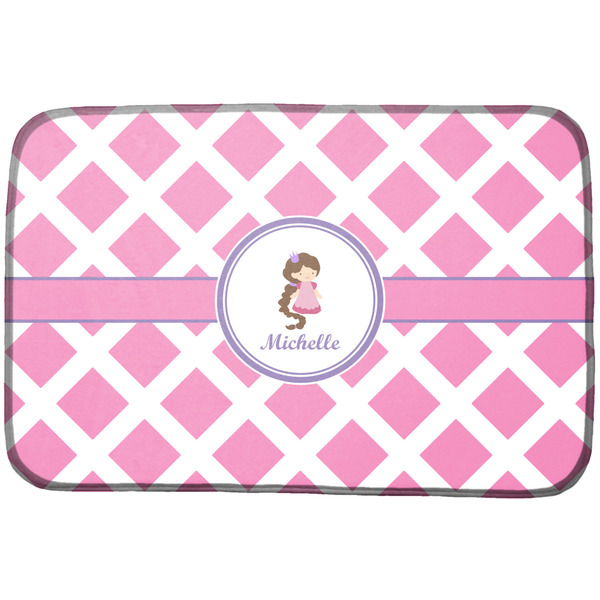 Custom Diamond Print w/Princess Dish Drying Mat (Personalized)