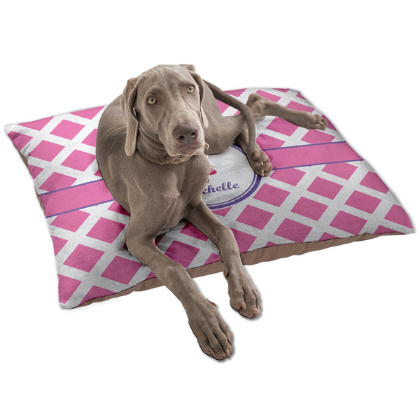 Diamond Print w/Princess Dog Bed - Large LIFESTYLE