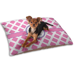 Diamond Print w/Princess Dog Bed - Small w/ Name or Text