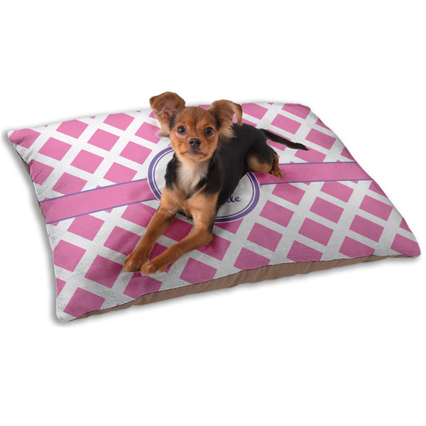 Diamond Print w/Princess Dog Bed - Small LIFESTYLE