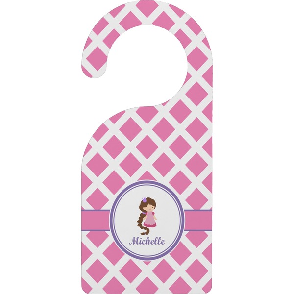 Custom Diamond Print w/Princess Door Hanger (Personalized)