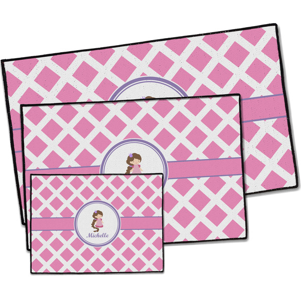 Diamond Print w/Princess Door Mats - PARENT MAIN