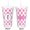 Diamond Print w/Princess Double Wall Tumbler with Straw - Approval