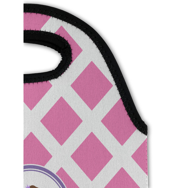 Diamond Print w/Princess Double Wine Tote - Detail 1 (new)