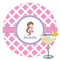 Diamond Print w/Princess Drink Topper - XLarge - Single with Drink
