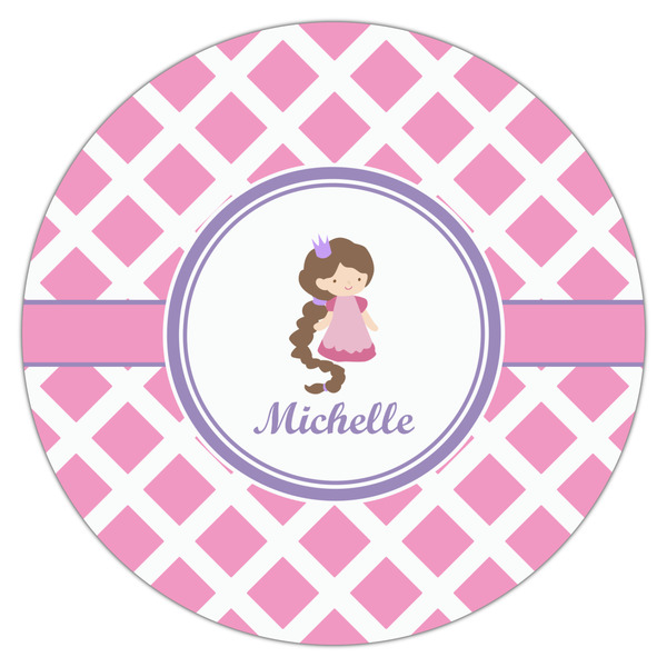 Diamond Print w/Princess Drink Topper - XLarge - Single