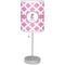Diamond Print w/Princess Lamp with Drum Shade (Personalized)