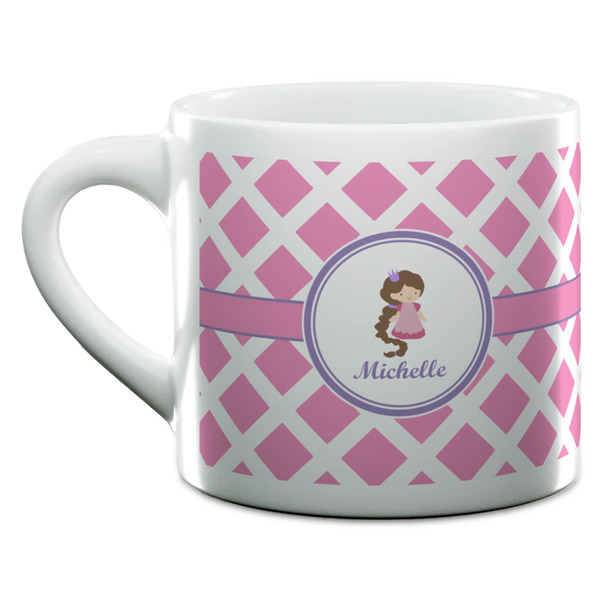 Diamond Print w/Princess Espresso Cup - 6oz (Double Shot) (MAIN)