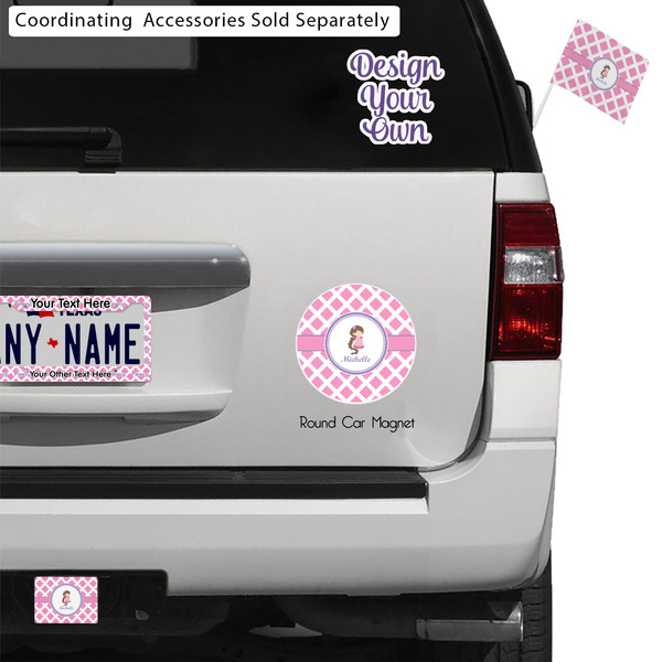 Diamond Print w/Princess Exterior Car Accessories