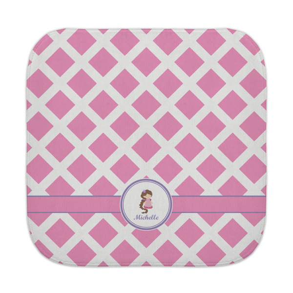Custom Diamond Print w/Princess Face Towel (Personalized)
