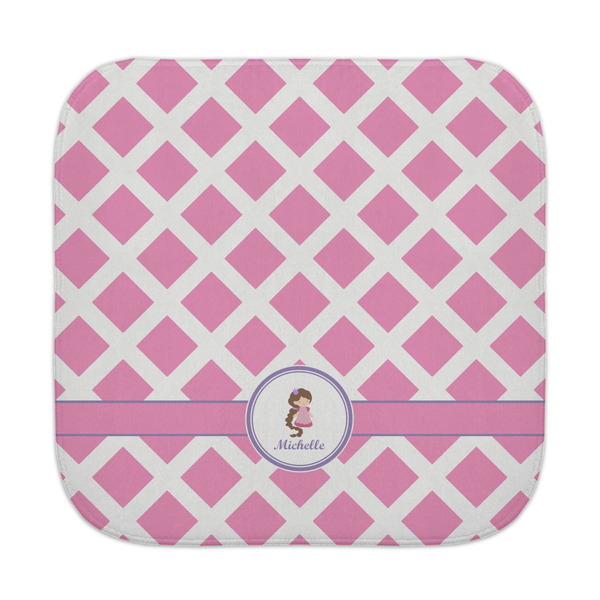 Custom Diamond Print w/Princess Face Towel (Personalized)