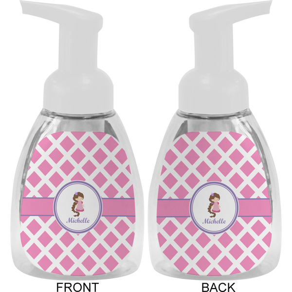 Diamond Print w/Princess Foam Soap Bottle Approval - White