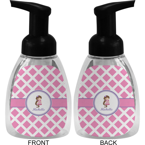Diamond Print w/Princess Foam Soap Bottle (Front & Back)