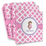 Diamond Print w/Princess 3 Ring Binder - Full Wrap (Personalized)
