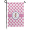Diamond Print w/Princess Small Garden Flag - Single Sided w/ Name or Text