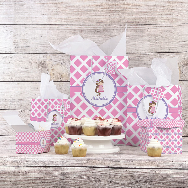 Diamond Print w/Princess Gift Bags - In Context