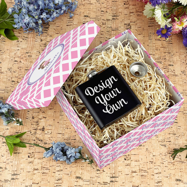 Diamond Print w/Princess Gift Boxes with Lid - Canvas Wrapped - Large - In Context