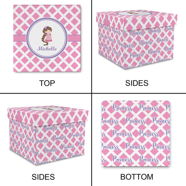 Diamond Print w/Princess Gift Boxes with Lid - Canvas Wrapped - XX-Large - Approval
