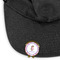 Diamond Print w/Princess Golf Ball Marker Hat Clip - Main - GOLD