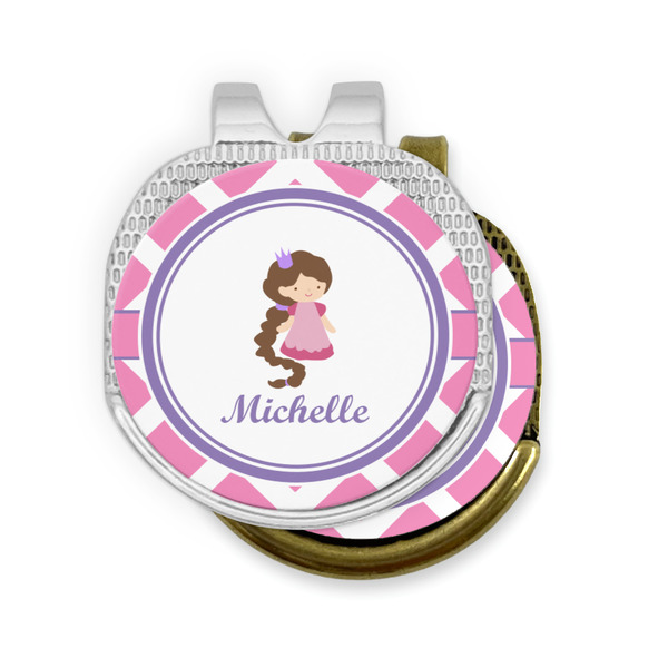 Diamond Print w/Princess Golf Ball Marker Hat Clip - PARENT/MAIN