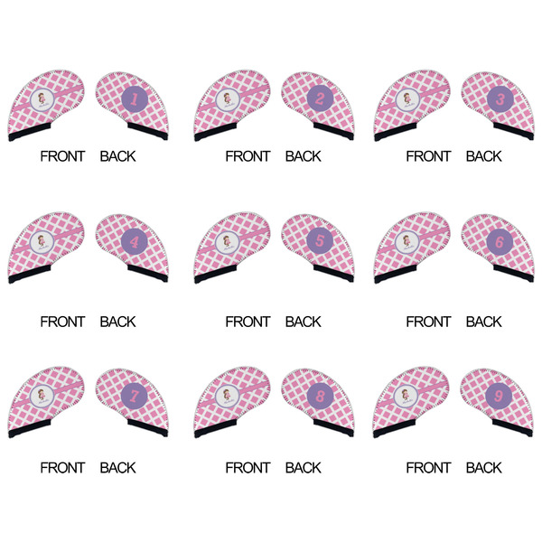 Diamond Print w/Princess Golf Club Covers - APPROVAL (set of 9)