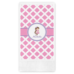 Diamond Print w/Princess Guest Paper Towels - Full Color (Personalized)