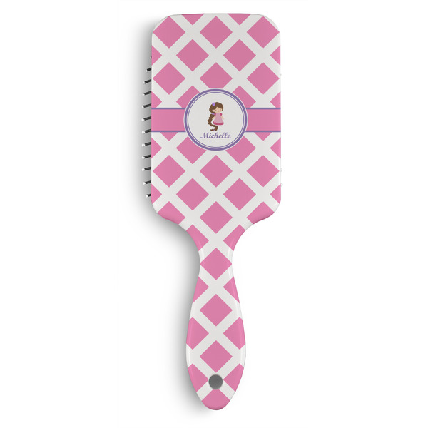 Custom Diamond Print w/Princess Hair Brushes (Personalized)